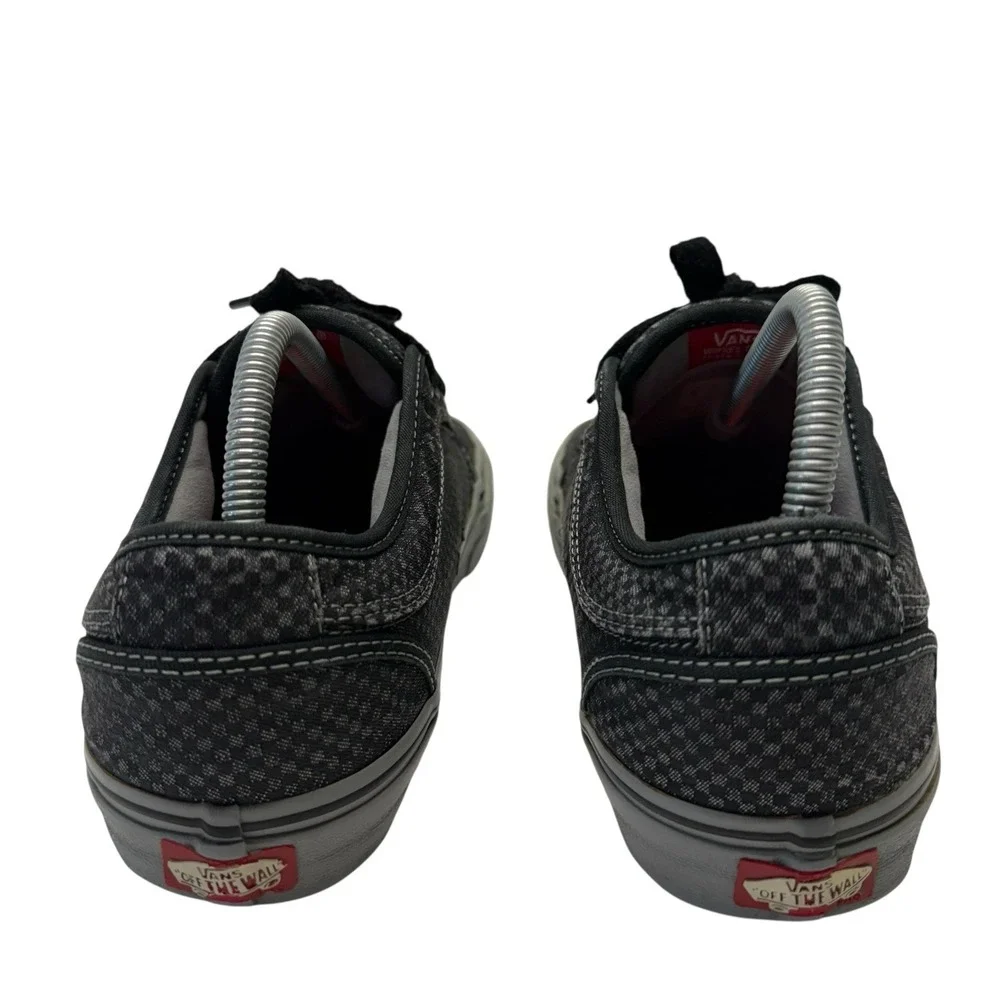 Vans Pro Ultra Cush Chukka Low Micro Check Black Gray Men‎ Size 9 S-4